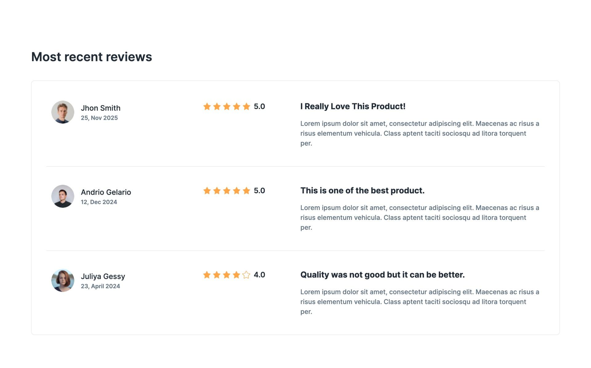 Customer Review Style 2