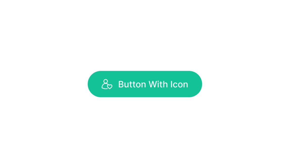 Secondary Full Rounded Button With Icon