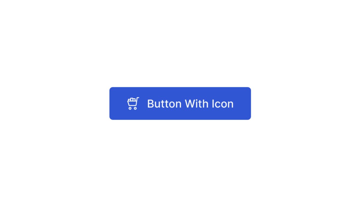 Primary Semi Rounded Button With Icon