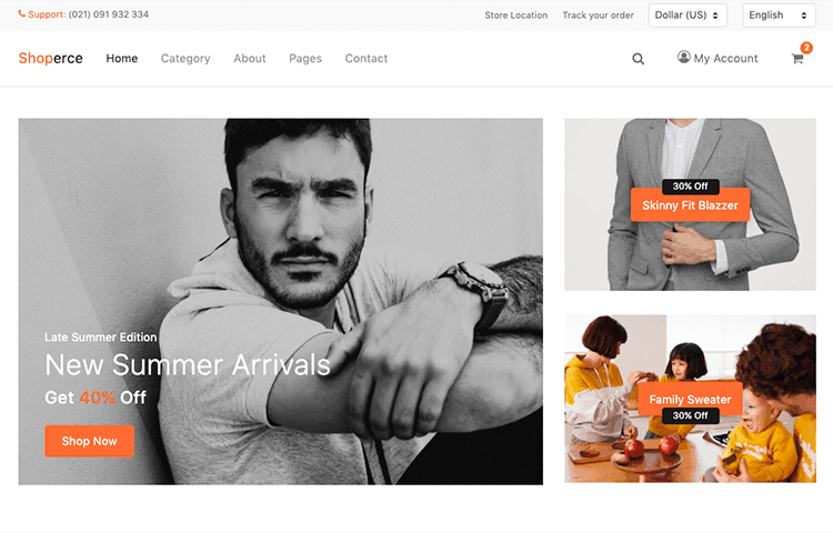 Eshop - eCommerce HTML5 Template | GrayGrids