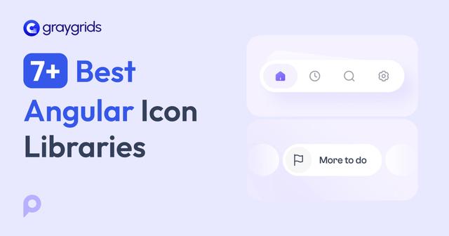 7+ Best Angular Icon Libraries for 2026 | GrayGrids