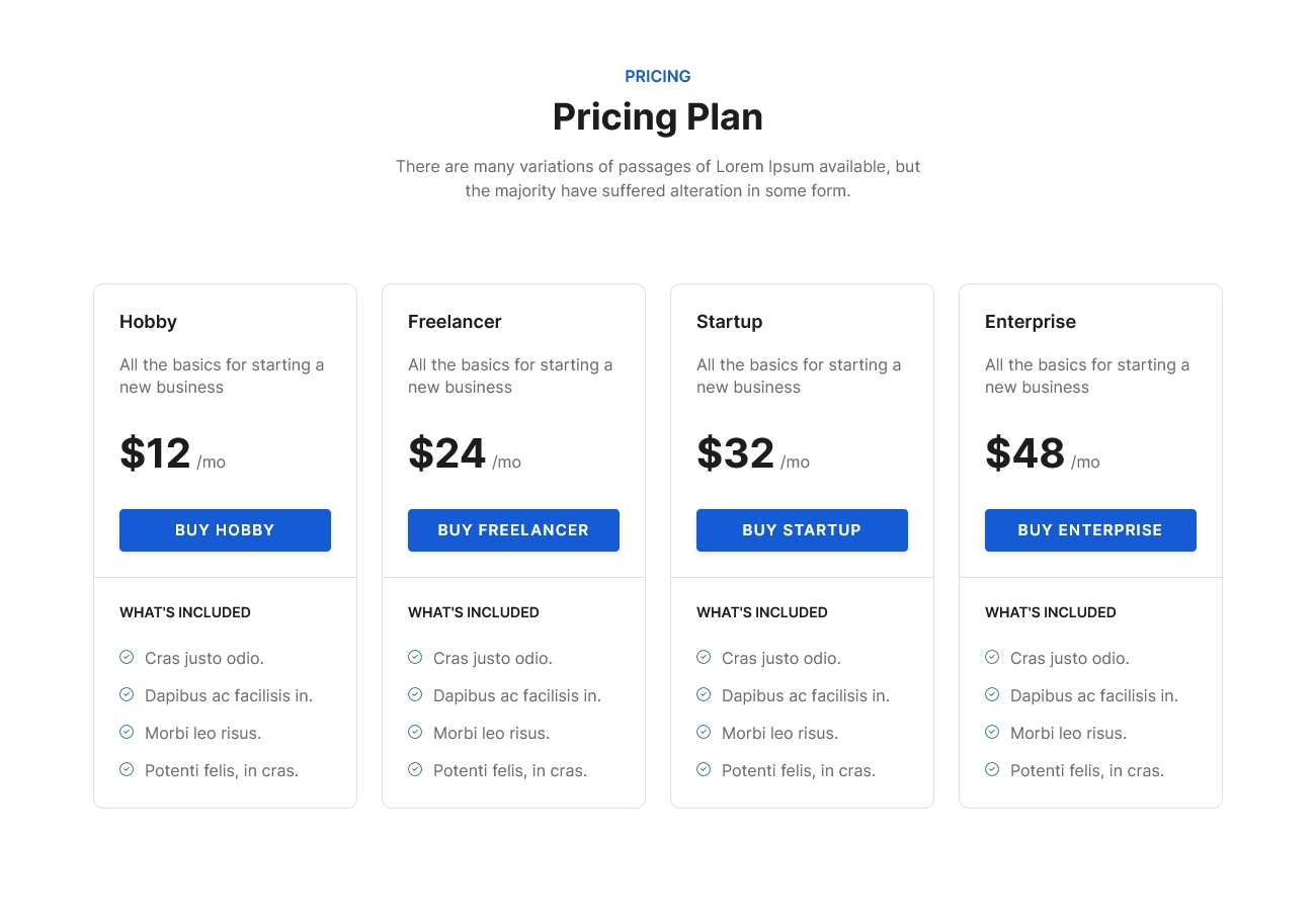 Pricing Style 15