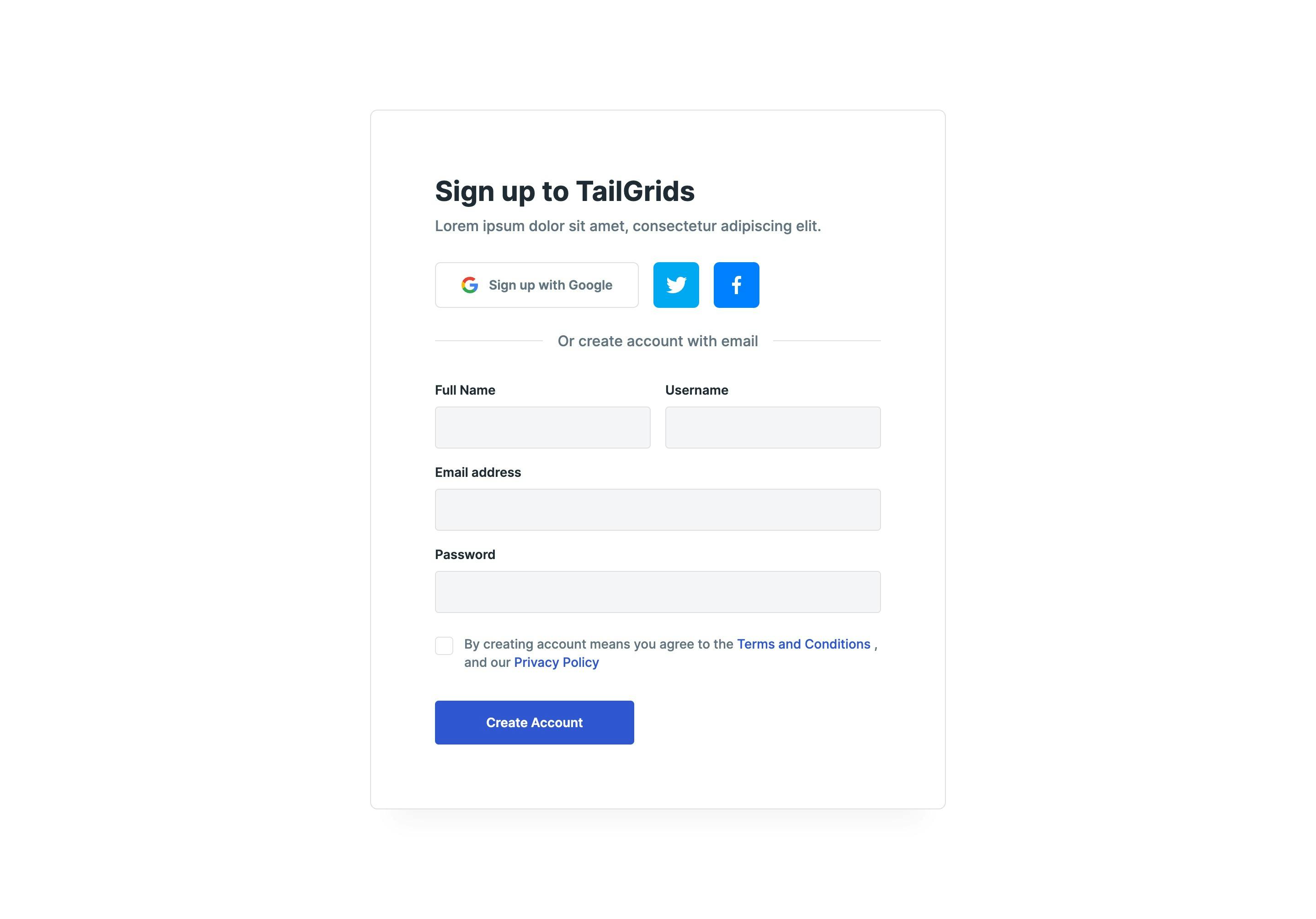 Sign In / Sign Up Style 6
