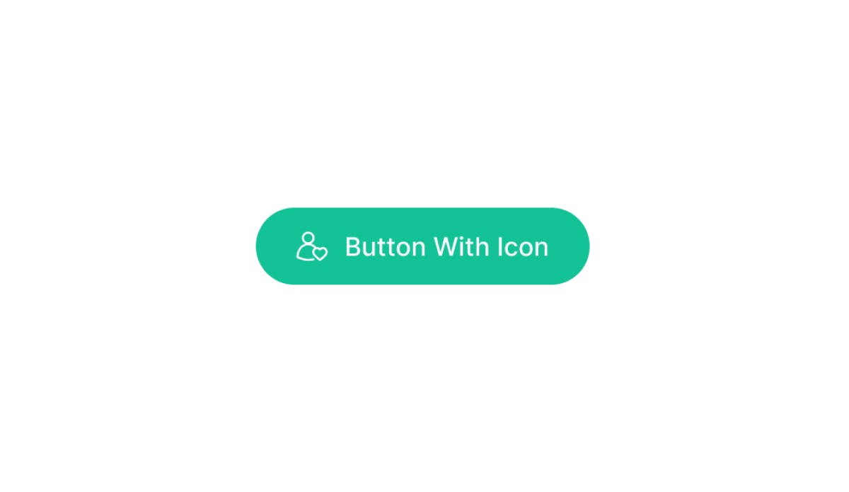 Secondary Full Rounded Button With Icon