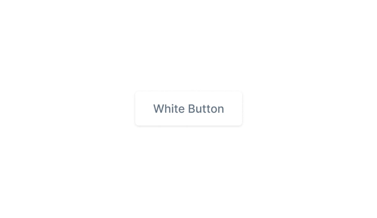 White Semi Rounded Button