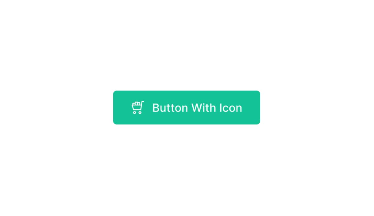 Secondary Semi Rounded Button With Icon