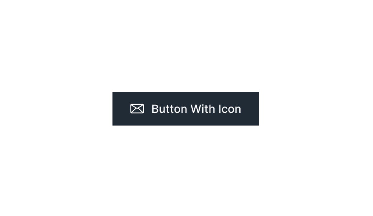 Dark Square Button With Icon
